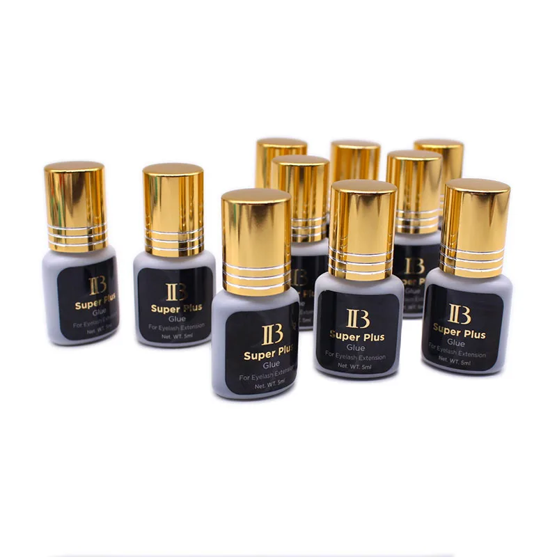 IB Ibeauty Super Plus Glue For Eyelash Extensions Gold Cap 5ml Original Korea Dry Fast Lash Glue Wholesale Beauty Shop10Bottles - Image 5
